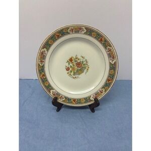 Limoges France Salad Plates Set of 4 White Floral  T.V. Stern Brothers